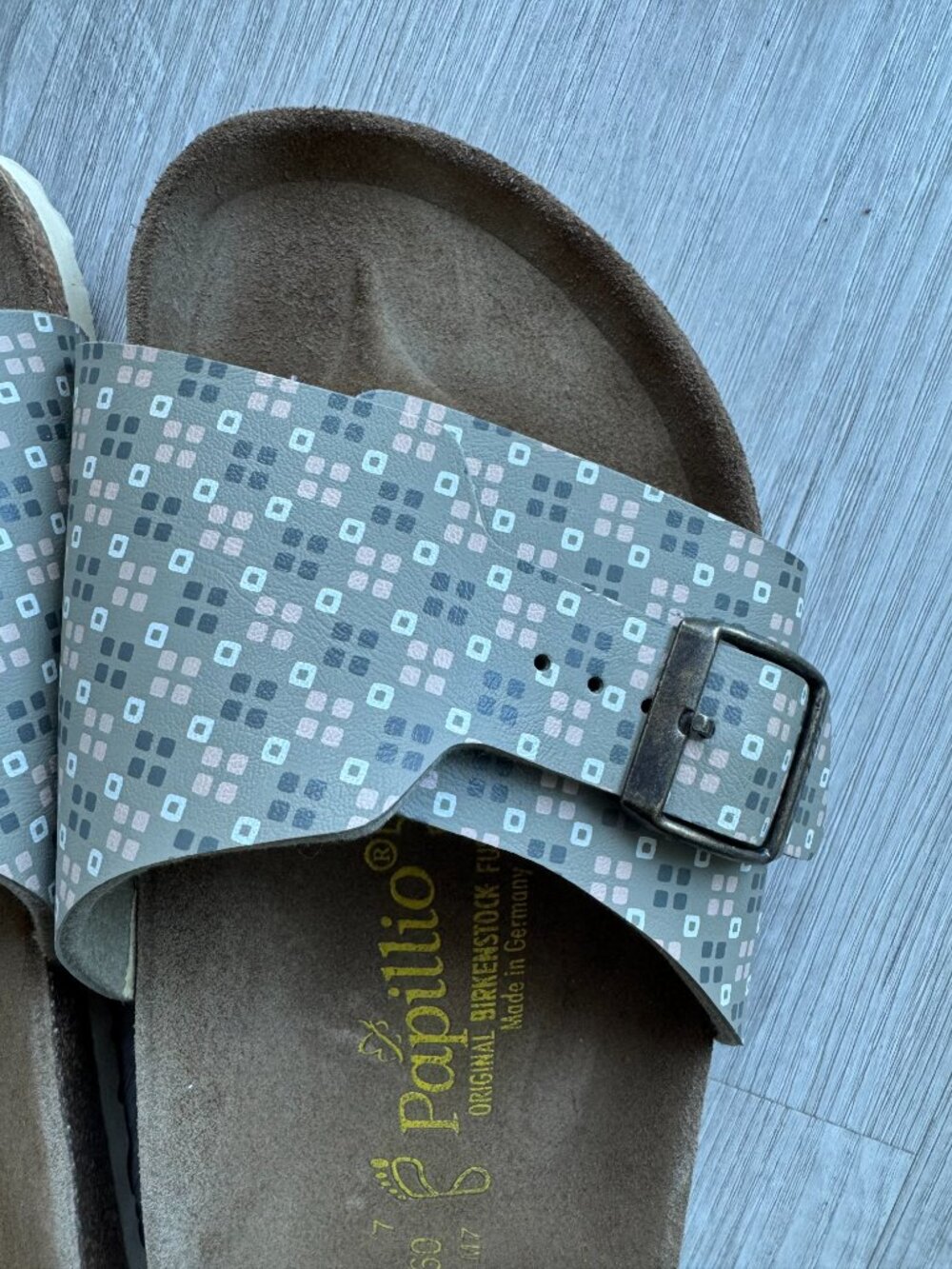 Birkenstock Papillio Catalina Sandals Geometric Print EU 40 US 9–9.5 - Picture 2 of 9